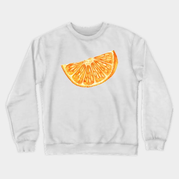 slice of orange Crewneck Sweatshirt by lisenok